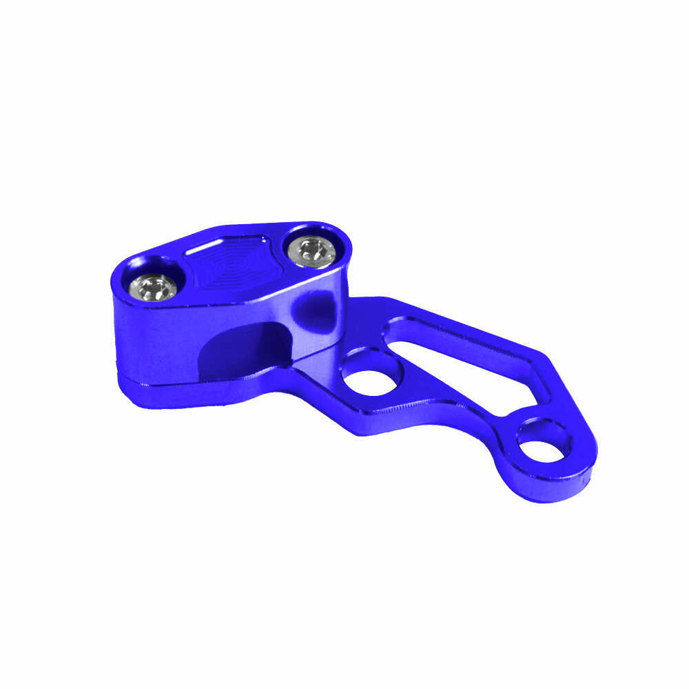 Soporte para manguera de freno - CNC - anodizado azul