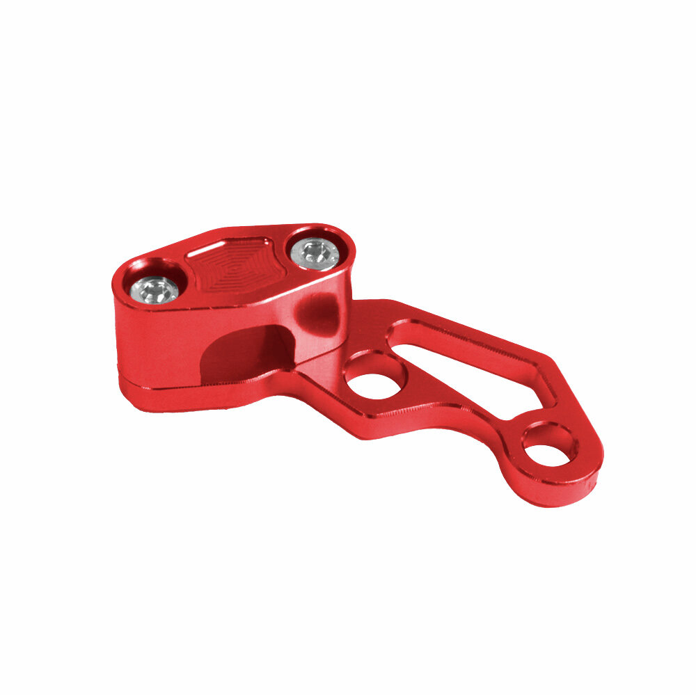 Soporte para manguera de freno - CNC - anodizado rojo