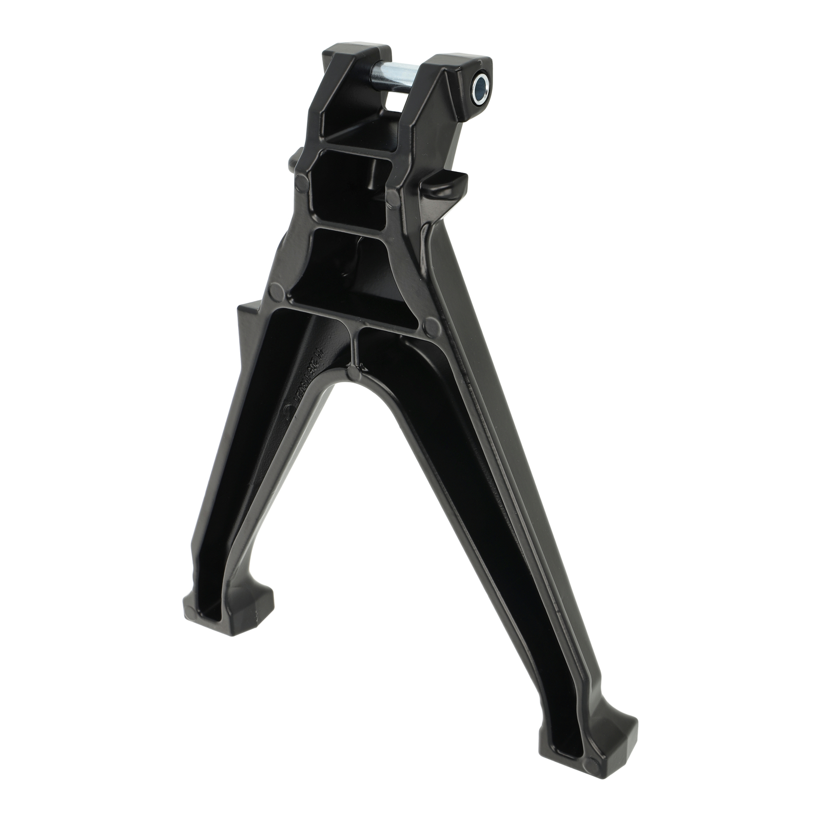 Caballete central de 265 mm de aluminio negro PPB (incl. tubo de rodamiento) para S50, S51, S70, S53, S83 y Enduro.