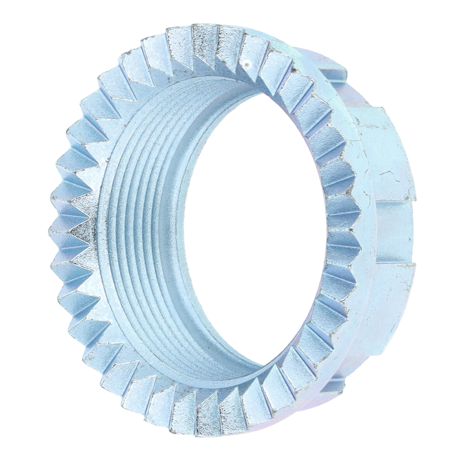 Tuning - Überwurfmutter f. Krümmer - Krümmermutter - Stahl verzinkt - (innen 32,3mm - für Krümmer 32mm) Simson