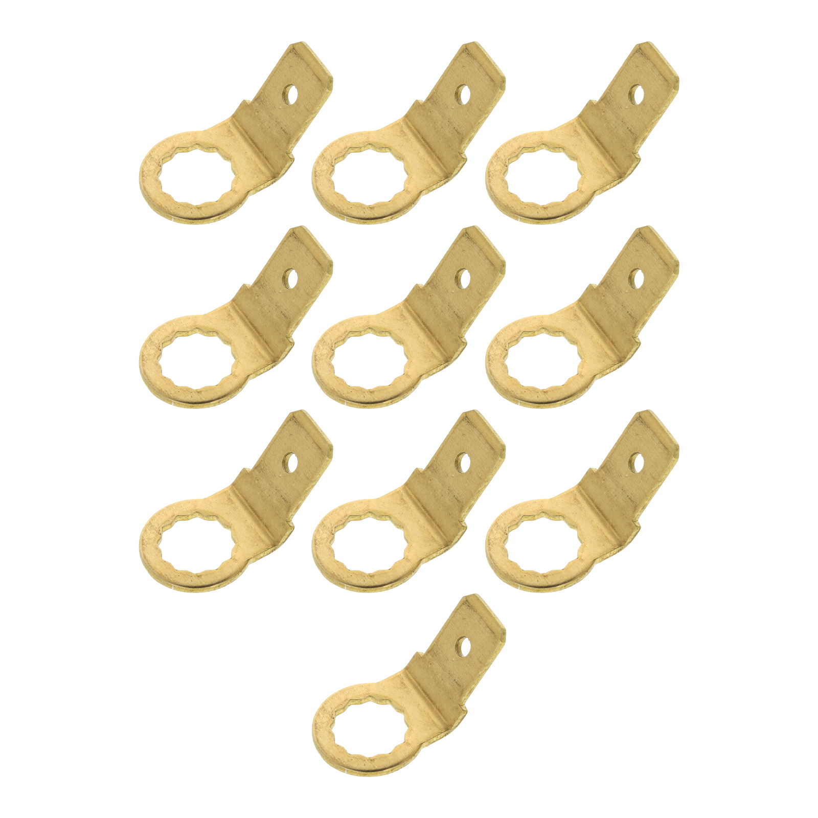 P.U. 10L Flat plug connector, contact, mass connection - 6,3 x 0,8 mm