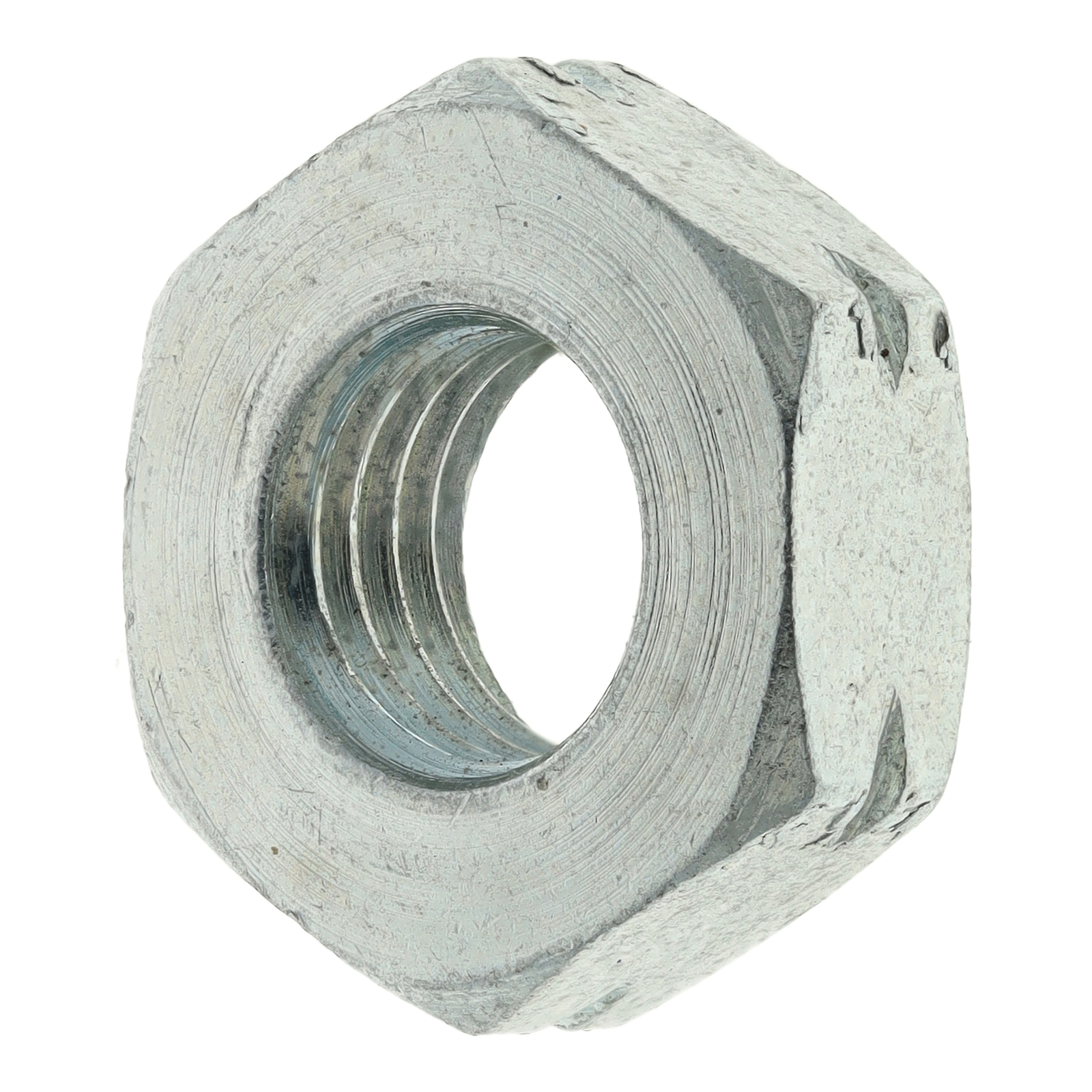 Ecrou hexagonal M8x1- filetage à gauche - largeur de clé 14mm - hauteur 5mm - DIN 936 - galvanisé - SR2, KR50, SR4-1, SR2E