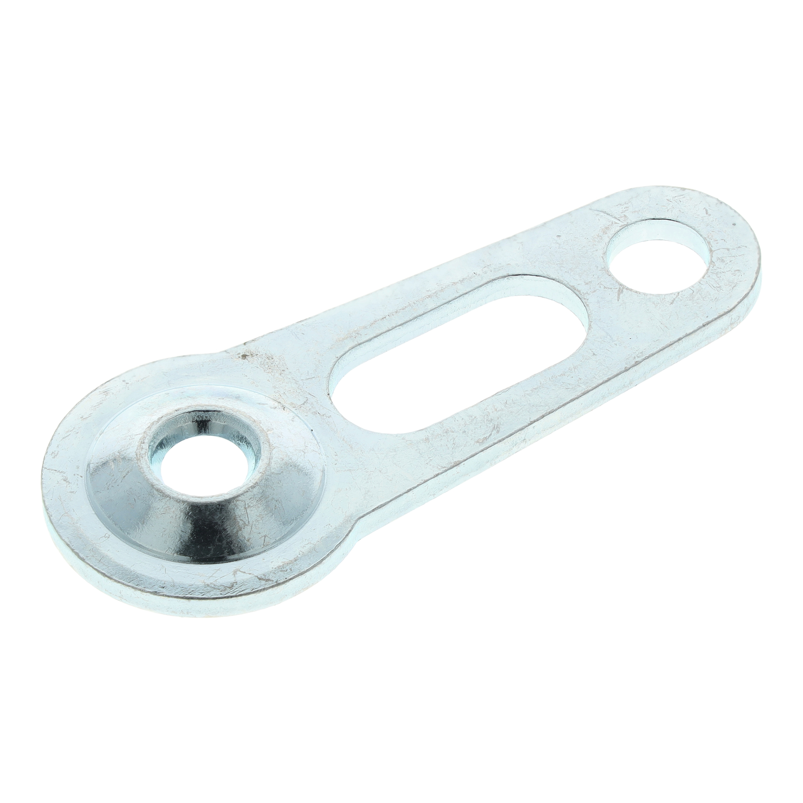 Halter f. Tachometer und DZM - glanzverzinkt, verstärkte Ausführung - für Gussgabelführung - S50, S51, S70