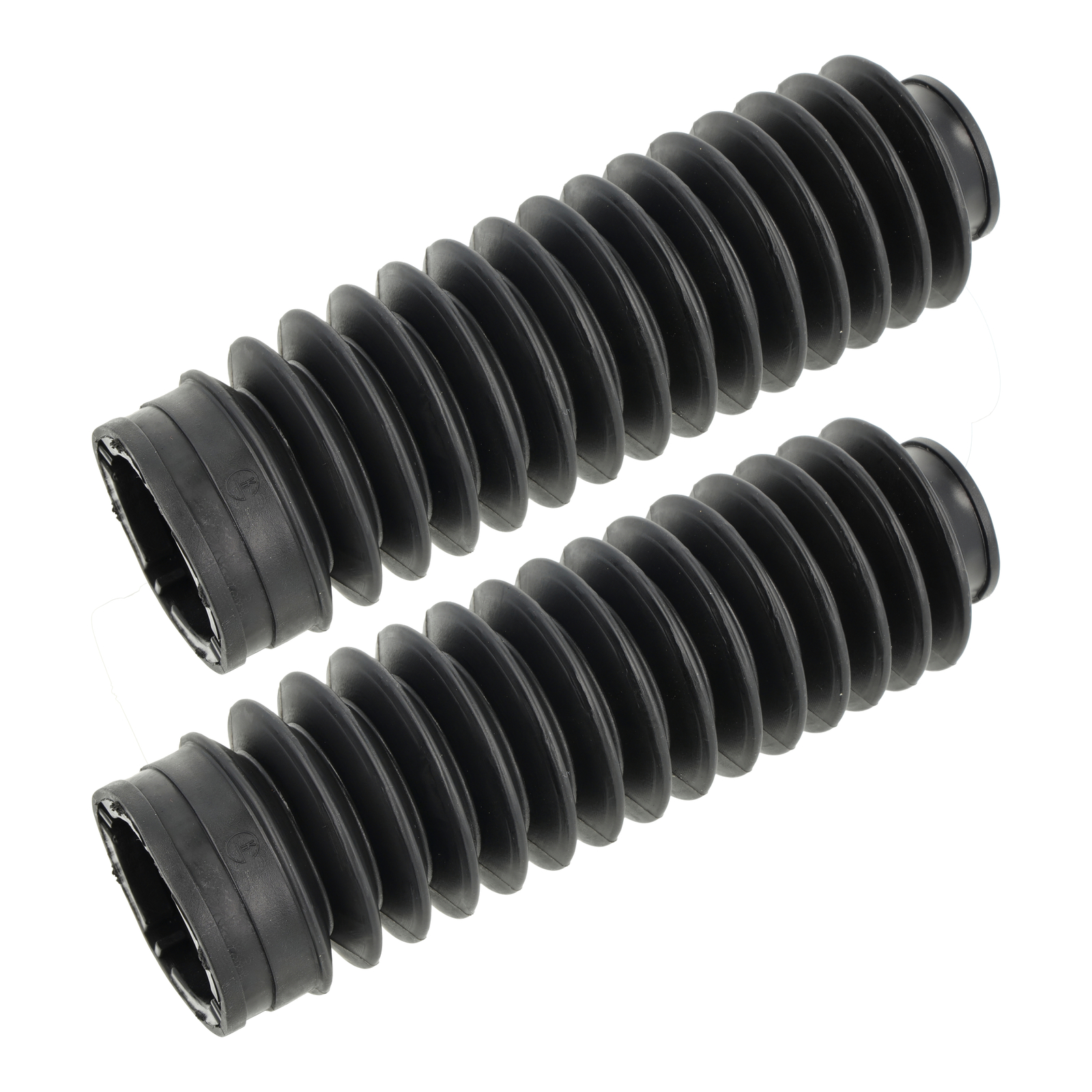 SET Telescopic gaiter, black, for long oil damped front fork - S53OR ,S83OR, SR50, SR80, MS50 - Length: approx. 185 mm