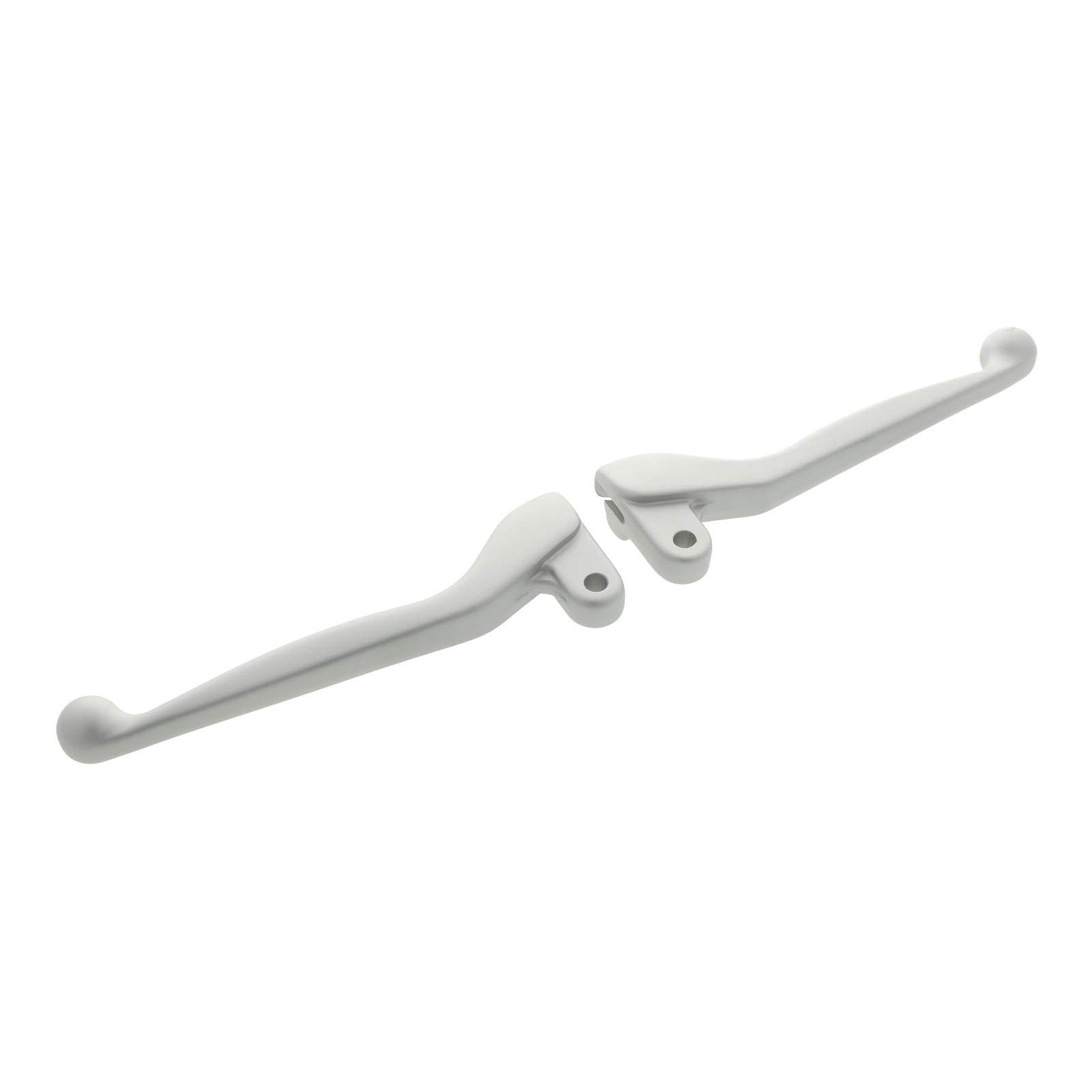 Handhebel SET SIMSON, ALU-massiv,  Bremshebel + Kupplungshebel (auch für Ausführung mit Bremslichtschalter) Farbe silber matt, S51,S53, SR50 +