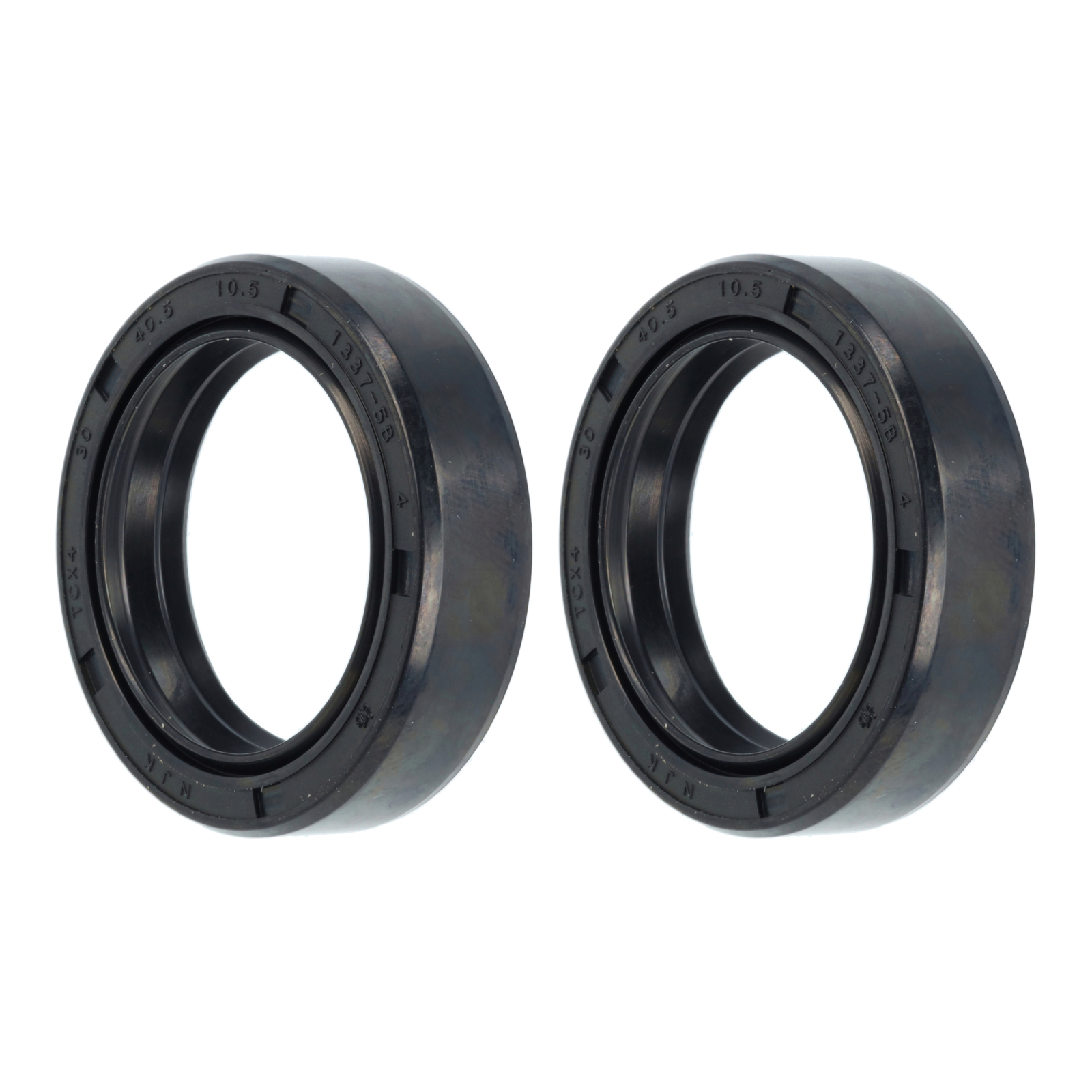 2 x shaft seals  30x40,5x10,5 - NBR, brown - with dust lip - for SWH telescopic front fork