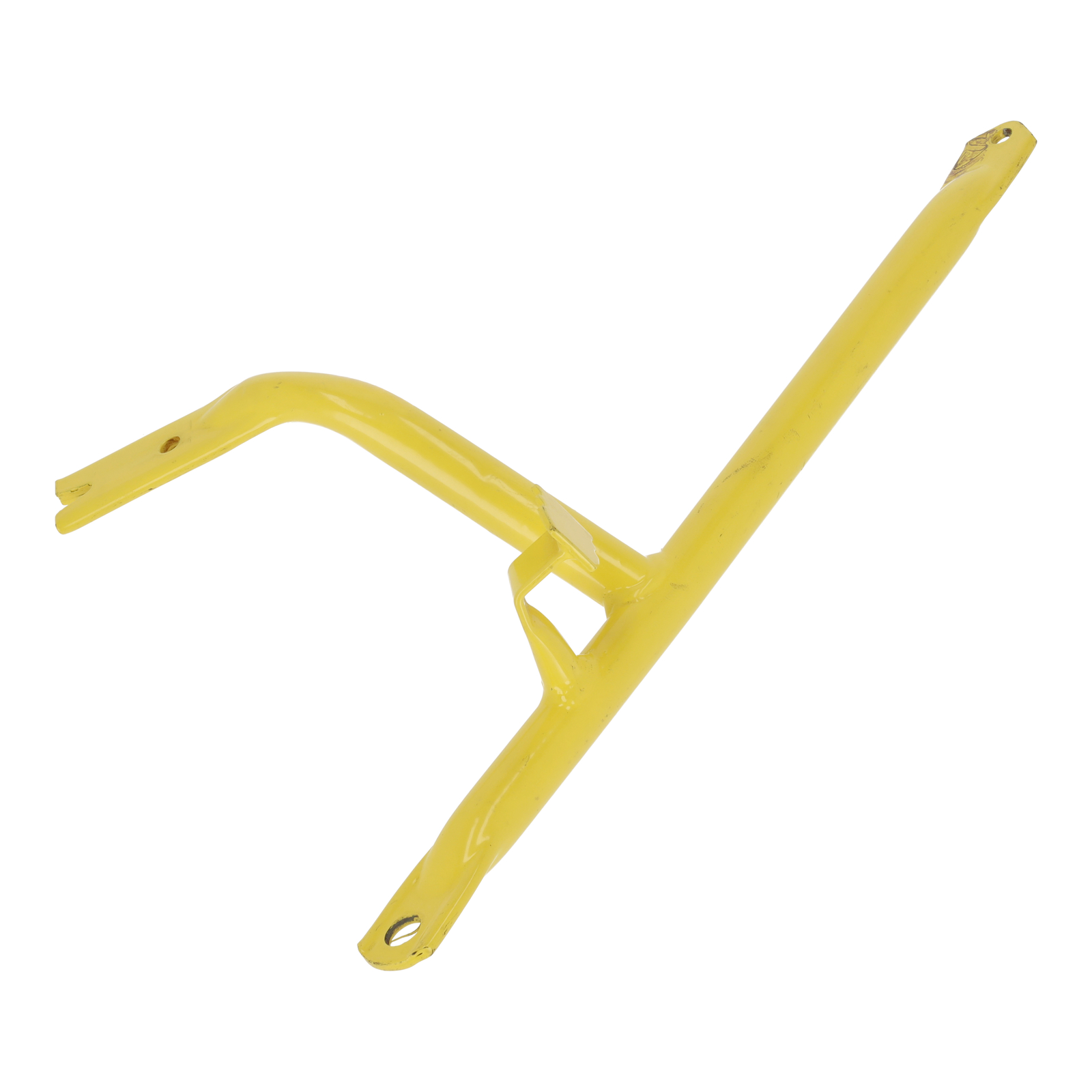 Obergurtstützstrebe rechts, zinkgelb PPB, mit Halter für kurzen Auspuff/Kompaktanlage - S53, S83 OR