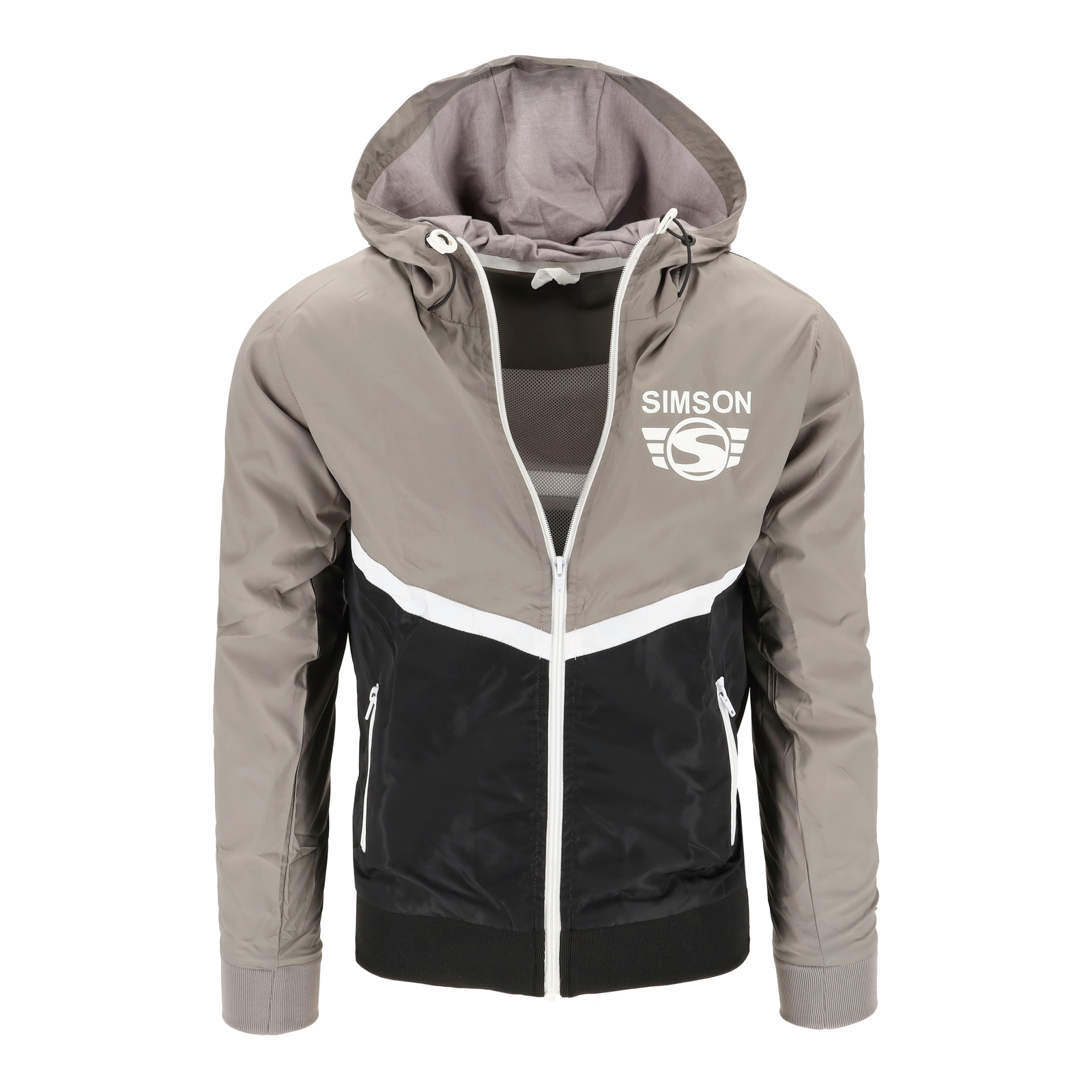 Windbreaker, SIMSON Suhl, Farbe: grau, Größe: L