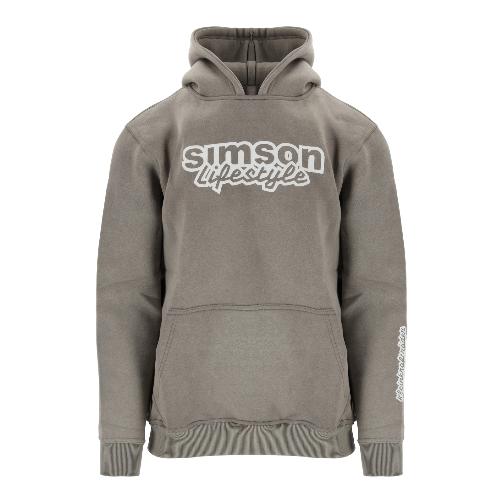 Hoodie "SIMSON Lifestyle oversized" Farbe: grau stonewashed, Größe: L